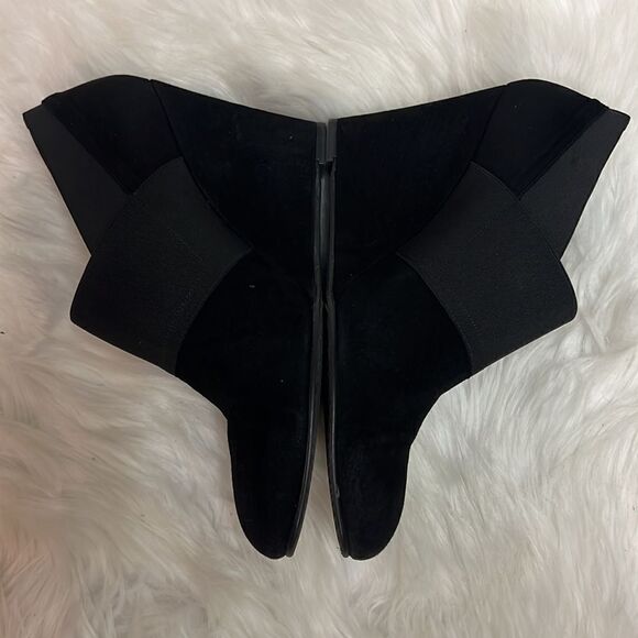 Stuart Weitzman black suede wedge shoes size 10 B33 - Picture 5 of 12